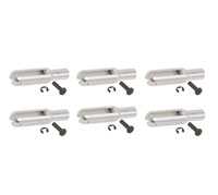 MPJet Metal Clevis M2x23mm Pin=1.6mm 6pcs (  )