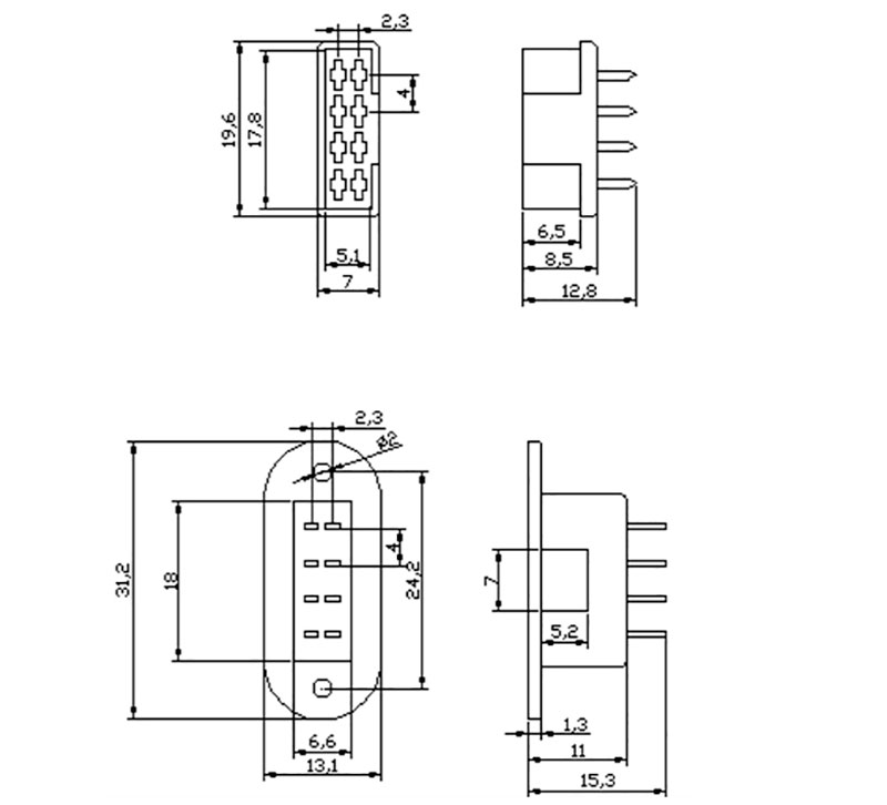 Коннекторы QS Multiplex MPX8 8pin Connector Male+Female (QS-MPX8) (нажмите для увеличения) Коннекторы QS Multiplex MPX8 8pin Connector Male+Female (QS-MPX8) (нажмите для увеличения)