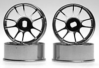 Aluminum Wheel Set AWD 10Spoke Silver 4pcs