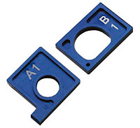 Aluminum Motor Holder Set Mini-Z AWD Blue (MDW007-01)