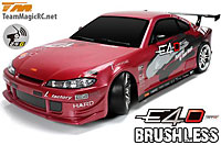 Nissan S15 E4D Touring Car Drift Brushless Spec 2.4GHz RTR (  )