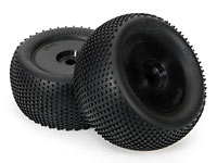 Mounted Nubz Tyre 143x68mm S Compound on 17mm Hex Dish Wheel Black (  )