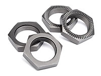 Wheel Nut 24mm Gunmetal Baja 4pcs (  )