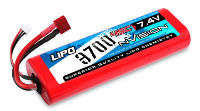 nVision Hard Case LiPo 7.4V 3700mAh 45C Deans Plug (  )