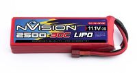 nVision Soft Case LiPo 11.1V 2500mAh 30C Deans Plug (  )