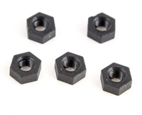 Nylon Nut M3mm Black 5pcs (  )