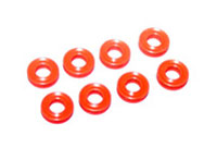 Grooved O-Ring P-3 for Oil Shock Orange 8pcs