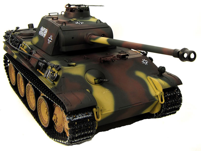   Taigen Panther Type G Airsoft RC Tank 1:16 with Smoke 2.4GHz (TG3879-1A) (  )
