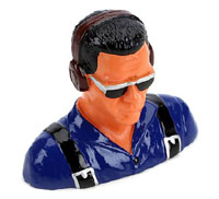 Hangar 9 Civilian Pilot Figure with Headets, Mic & Sunglasses 1/5 (  )