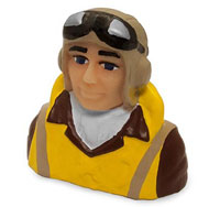 Hangar 9 WWII Pilot with Vest, Helmet & Goggles 1/8 (  )