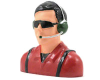 Hangar 9 Civilian Pilot Figure with Headets, Mic & Sunglasses 1/4 (  )