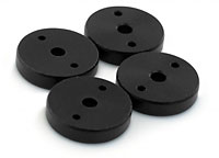 Precision Piston 1.4x2 Holes Black 4pcs (  )