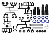 Plastic Oil Shock Set with Adjuster Lazer (  )