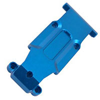 Aluminum Rear Skid Plate Blue Revo (  )