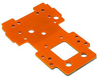 Bulkhead Lower Plate 2.5mm Orange Savage (  )