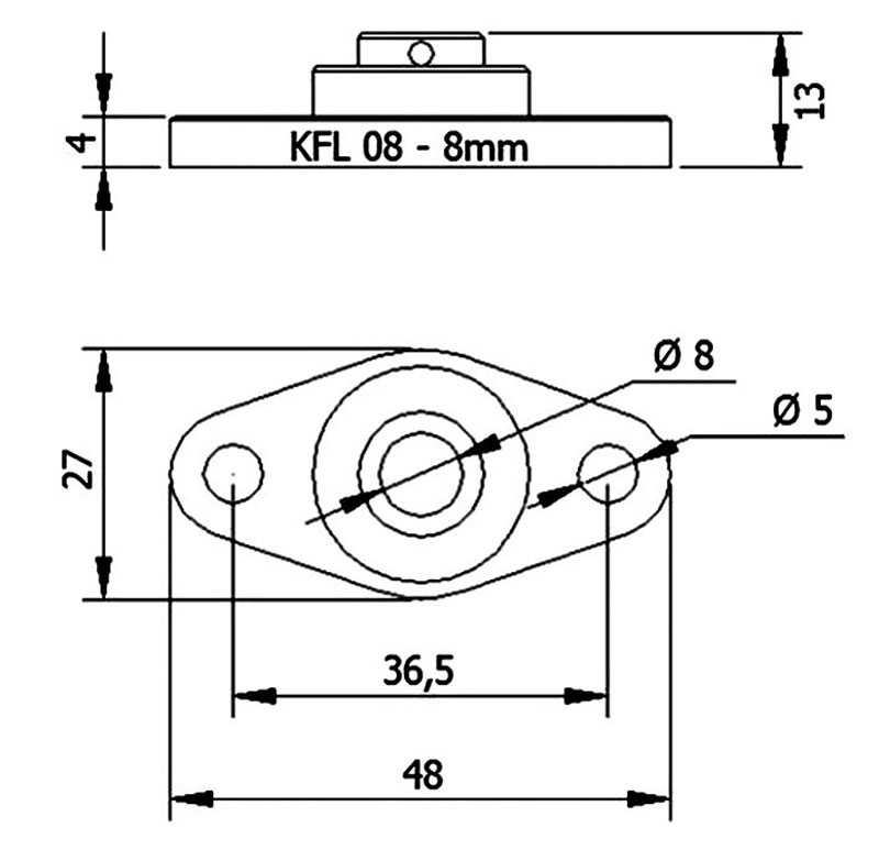 Подшипник фланцевый опорный KFL08 Pillow Block Flange Bearing 8mm Shaft 1pcs (KFL08) (нажмите для увеличения) Подшипник фланцевый опорный KFL08 Pillow Block Flange Bearing 8mm Shaft 1pcs (KFL08) (нажмите для увеличения)