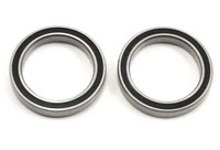 Ball Bearings 20x27x4mm Black Rubber Sealed 2pcs (  )