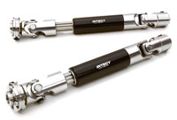 Stainless Steel Center Drive Shaft SCX10 Black 2pcs (  )