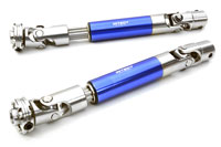 Stainless Steel Center Drive Shaft SCX-10 Blue 2pcs (  )