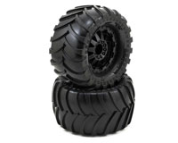 Destroyer M2 2.8 Tires Mounted on F-11 Nitro Rear Wheels Black 2pcs (  )