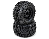 Trencher M2 2.8 Tires Mounted on F-11 Nitro Rear Wheels Black 2pcs (  )