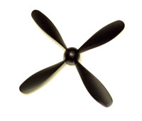 Haoye HY 4-Blade Propeller 7x3.2 Rubber Band Power (  )