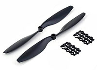 Haoye Propeller 8045 8x4.5 Black CW+CCW (  )