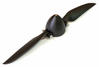 Folding Propeller 10x8 with Plastic Spinner 38mm for 4mm Shaft (������� ��� ����������)