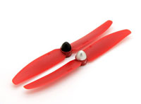 Gemfan 5x3 Self Tightening Propellers CW&CCW Red (  )