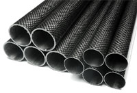 3K Twill Gloss Carbon Fiber Tube 26x24x1000mm 1pcs (  )