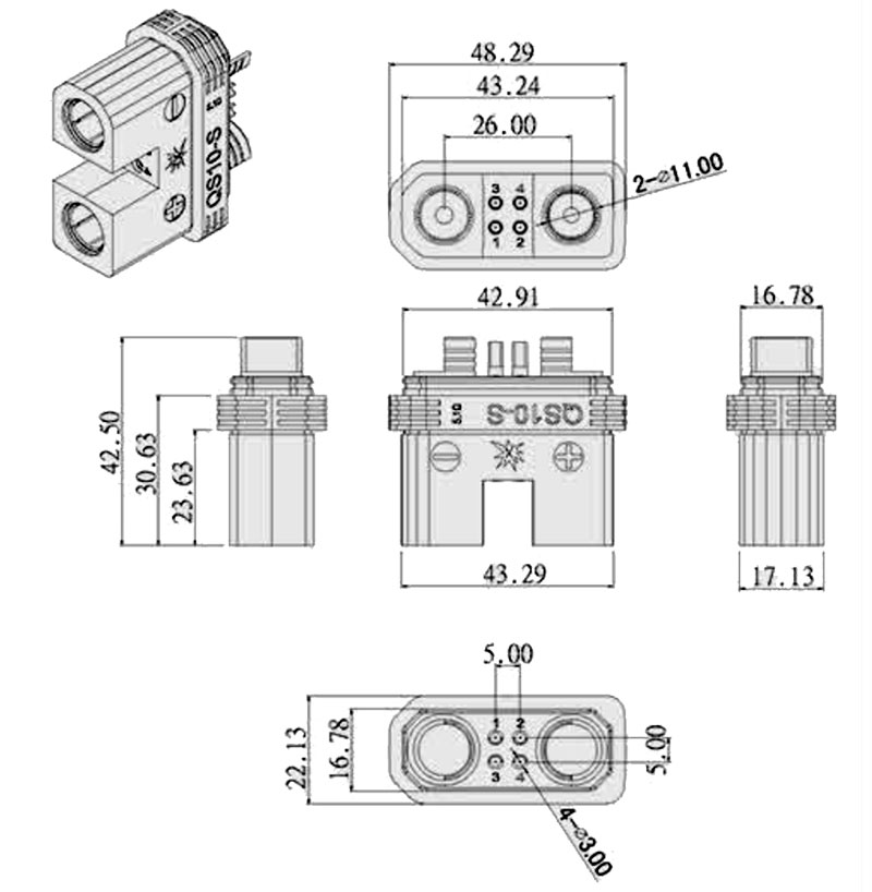 Коннектор-разъем безыскровой QSConnector QS10S-F Anti-Sparking Female 10mm Connector (QS10-S-F) (нажмите для увеличения) Коннектор-разъем безыскровой QSConnector QS10S-F Anti-Sparking Female 10mm Connector (QS10-S-F) (нажмите для увеличения)