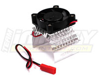 Integy 750 Motor Heatsink with Cooling Fan Silver (  )