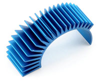 Aluminium Radial Clip On Heatsink Short Blue (  )