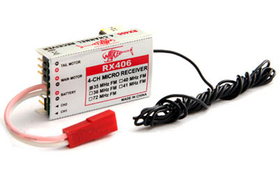 Приемник Walkera Receiver RX-406 40MHz (HM-53#1-Z-25). Walkera ...