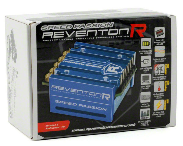 Регулятор скорости Speed Passion Reventon-R ESC Sensored Blue (SP000063) (нажмите для увеличения) Регулятор скорости Speed Passion Reventon-R ESC Sensored Blue (SP000063) (нажмите для увеличения)