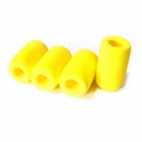 Haoye Anti-Vibration Rubber D18xH30x9mm Yellow 1pcs (  )