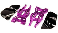 Billet Machined Front Lower Suspension Arm Purple Bullet 2pcs (  )