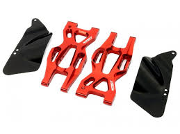 Billet Machined Rear Lower Suspension Arm Red Bullet 2pcs (  )