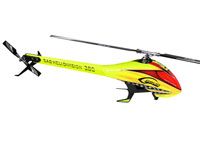 SAB Goblin 380 Flybarless Electric Helicopter Yellow/Orange Kit with Blades (нажмите для увеличения)