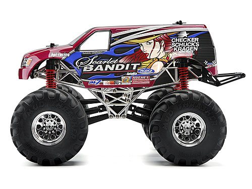 Wheely King Truck 4x4 with Scarlet Bandit Body RTR (HPI-102296) (нажмите для увеличения) Wheely King Truck 4x4 with Scarlet Bandit Body RTR (HPI-102296) (нажмите для увеличения)