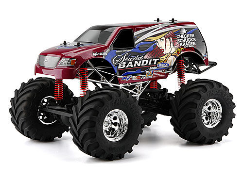 Wheely King Truck 4x4 with Scarlet Bandit Body RTR (HPI-102296) (нажмите для увеличения) Wheely King Truck 4x4 with Scarlet Bandit Body RTR (HPI-102296) (нажмите для увеличения)