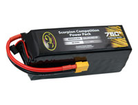 Scorpion Power LiPo Battery 6S 22.2V 4000mAh 75C XT60 (  )