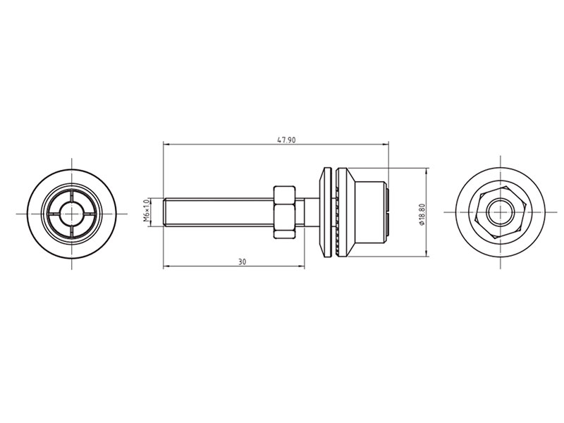 Адаптер воздушного винта (пропеллера) цанговый Scorpion Threaded M6 Prop Adapter 5mm L48mm (SCP-PropAdapter5-48) (нажмите для увеличения) Адаптер воздушного винта (пропеллера) цанговый Scorpion Threaded M6 Prop Adapter 5mm L48mm (SCP-PropAdapter5-48) (нажмите для увеличения)