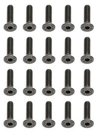 Flat Head Hex Screw M3x12mm 20pcs