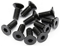 Flat Head Screw M4x10mm 2.5mm Hex Socket 10pcs