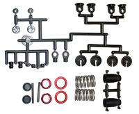 Plastic Oil Shock Set with Adjuster TF-5 2pcs (  )