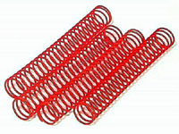 Shock Spring 14.4x117x1.2mm 25 Coils Red 4pcs (  )