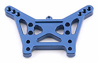18B Factory Team Rear Shock Tower Blue Aluminum