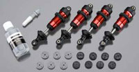 Traxxas Aluminum GTR Shock Set Red Revo 4pcs (  )