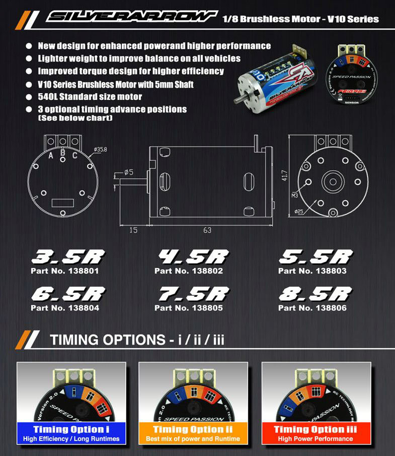 Бесколлекторный мотор Castle Creations 1406 Sensored 4-Pole Brushless Motor 5700kV (CSE-060-0057-00) (нажмите для увеличения) Бесколлекторный мотор Castle Creations 1406 Sensored 4-Pole Brushless Motor 5700kV (CSE-060-0057-00) (нажмите для увеличения)